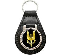 Giftshop UK SAS Special Air Service Regiment, British Army Leather Key Fob