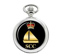 Giftshop UK Sea Cadets SCC Dinghy Badge Full Hunter Pocket Watch