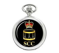Giftshop UK Sea Cadets SCC Drummer Badge Full Hunter Pocket Watch