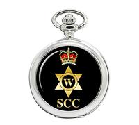Giftshop UK Sea Cadets SCC Writer Badge Full Hunter Pocket Watch
