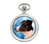 Giftshop UK Smooth Fox Terrier Full Hunter Pocket Watch