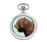 Giftshop UK Spanish Water Dog Full Hunter Pocket Watch