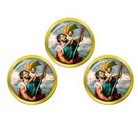 Giftshop UK St. Christopher Golf Ball Markers