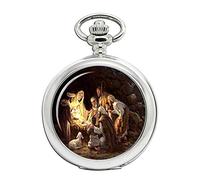 Giftshop UK The Nativity Christian Full Hunter Pocket Watch