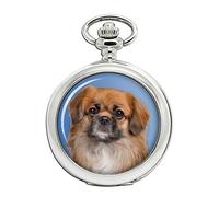 Giftshop UK Tibetan Spaniel Full Hunter Pocket Watch