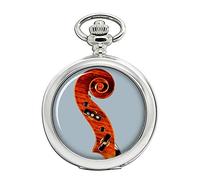 Giftshop UK Violin Full Hunter Pocket Watch
