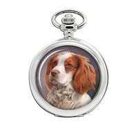 Giftshop UK Welsh Springer Spaniel Full Hunter Pocket Watch