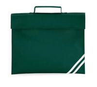 GiftsinaJiffy School Book Bag for Boys & Girls, Primary School & Nursery Book Bag with Reflective Safety Strip, Carry Handle & Name Holder, 5L Capacity (Green)