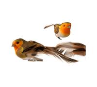 Giftware Trading Festive Clip-On Christmas Robin Decorations, 12 cm