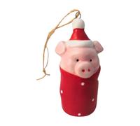 Giftware Trading Pig in Blanket Hanging Christmas Tree Decoration, 7cm