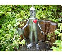 giftwarez New Vintage Metal Wizard Of Oz Tin Man Garden Art Sculpture Ornament Large 79cm
