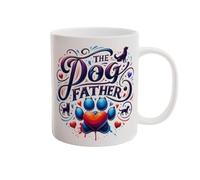 GIFTZ GALORE GIFTS & CRAFT SUPPLIES Custom Printed Dog Father 11oz Ceramic Coffee Mug/Tea Cup