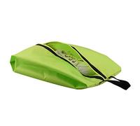 GIFTZU Dust and waterproof Pull Rope Travel Shoe Bag Wild Beach Gym Bowling Shoes Portable bag, Fluorescent green 1 Pack (visible TPU)