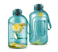 GIFUBOWA 3L Motivational Large Water Bottle with Time Marker 3 Liter Big Drinking Bottle 0.8 Gallon