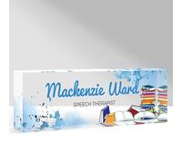 GifXify Custom Name Plate for Desk, Personalized Acrylic Office Name Sign with Name & Title, Elegant Desk Decor for Women Men, Employee Appreciation Gift (Teacher-2)