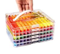 gifyym Acrylic Pens | Pack of 60 Permanent Brush Tip Ceramic Painting Pens - Dries Quickly for Artists Adults Students Drawing Painting on Various Surfaces Art Supplies