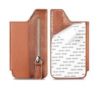 gifyym Cell Phone Pocket Adhesive - Card Holder Stick On Wallet Sleeve | PU Leather Credit Card Holder Wallet for Phone | Adhesive Phone Pocket Wallet for Card ID, Credit Card and ATM Card