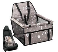 gifyym Dog Car Seat | Travel Car Seat with Storage Pockets, Waterproof Accessory for Puppy Long Journey Visiting Veterinary Outings Park and Travel