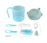 gifyym Dysphagia Cups - 300ML Dysphagia Regulating Drinking Cup for Bedridden Patients | Swallowing Support Straw Bottle for Elderly, Disabled, Postpartum Women, Hospital Care
