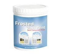 gifyym Frost Paint | 350 g Privacy Coating with Application Brush | Matte Film | Suitable for Home, Kitchen, Bathroom, Sliding Doors, Apartment, Restaurant, Hotel and Dorm