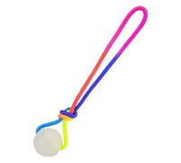 gifyym Glow in the Dark Dog Toy Ball - Durable Rubber Chew Ball with Rope for Small and Large Dogs | Interactive Bouncy Balls for Game, Enriched Toy