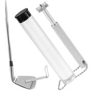 gifyym Golf Sharpener Tool, Ergonomic Cleaning Tool for Club Grooves - Golf Cleaning Accessory with Anti-Fall Strap for Women Men Youth