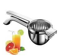 gifyym Handheld Lemon Squeezer | with Filter Manual Stainless Steel Large Capacity Lemonade Maker,Hand Press Orange Juicer Extractor | for Home Kitchen Citrus Oranges Fruits Pomegranates Grapes