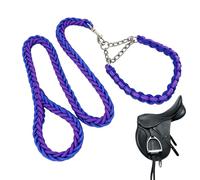gifyym Handwoven Heavy Duty Saddle Rope - Removable Saddle Hanger for Wall Mounting in Saddle Room, Barn or Stable, Lightweight and Durable Cotton PP Rope, 130 x 3 cm