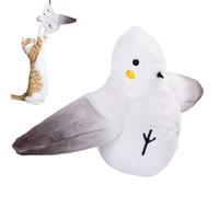 gifyym Interactive Cat Games, Realistic Plush Toy with Squeaky - Toys for Kittens | Scratch Hunting Game for Stimulation Enrichment and Fight Boredom Pets