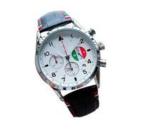 gifyym Jingjia Men’s Multifunction Chronograph Watch - Business Style Analog Wristwatch | Waterproof Men's Wrist Watch, Six-Hand Design, Waterproof, Calendar Display, Leather Strap