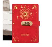 gifyym Lockable Diary for Women, A5 Notebook for Writing Notes, Travel Diary with Privacy, for Children, Adults, Teenagers, Students, Freelancers, Travel, Birthday, Holiday