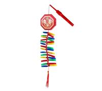 gifyym Lunar New Year Firecracker,New Year Decorations,Chinese Decorations for Hanging Portable Electronic Fireworks with Sound | Traditional Oriental Red Pendant