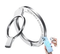 gifyym Mobile Phone Ring Holder, Ultra Thin Foldable Magnetic Holder, Mobile Phone Rings for the Back, for Vlogging Films Video Recording Camera Travel Car Workout Gym Home Men