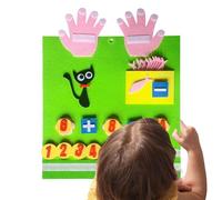 gifyym Number Games - Math Toys To Count Fingers | Counting Learning Toys For Preschool, Kindergarten And Travel, Keep Toddler Away From Electronics