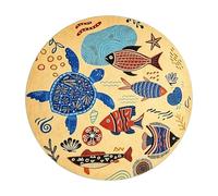 gifyym Playmat for - Portable Soft Velvet Rug | Round Play Mat for Indoor Use, Children's Room, Living Room, Home, on the Floor, Playtime, Study and Reading
