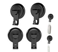 gifyym SAUSPUCS -HAKE Stainless Steel Hooks Suction Hook for Shower Bath Towel Hook Holder Hanging Vaccination System Stainless Steel Never Rust for Bathroom and Kitchen