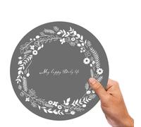 gifyym Silicone Microwave Round Pads,Silicone Trivet for Hot Dishes and Hot Pot Holders - Anti-Slip Warm Pads Protect Against Pollution, and (Circle)