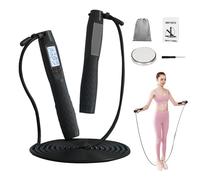 gifyym Skipping Rope With Counter | Digital Training Equipment | Skipping Rope with Counter and Counter Weight | For Men Women Young Athletes Home Workout Gym Boxing Burning