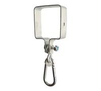 gifyym Swing Hook - Alloy Swing Buckle Suspension | Quiet Hanger For Ceiling Chair Hammock Playground Pergola | Outdoor Relaxation Heavy Galvanised Steel Fittings