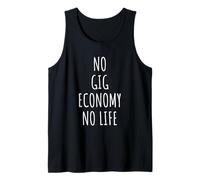 Gig Economy Men Women Freelance Hustle Side Remote Work Tank Top