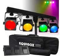 Giga Bar 4 COB Core LED Tri Colour 30W Stage Wash Lighting System Gigabar MKII