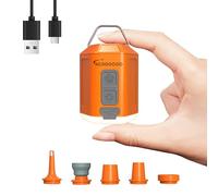 GIGA PUMP 4.0 Portable Air Pump 4.2kPa Air Pump for Inflatables Rechargeable Pump with Camping Light Ultra Air Mattress Pump for Pool Floats, Swimming Rings, Camping Pad, Sleeping Pads