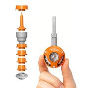 GIGA Pump Air 1oz Ultra-Mini Air Pump for Inflatables, Micro Portable Air Mattress Pump for Pool Floats Air Bed Air Mattress (Orange)
