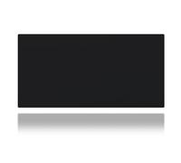 Giga Size Custom Professional Gaming Mouse Pad - Anti Slip Rubber Base - Stitched Edges - Large Desk Mat - 60" x 30" x 0.20" (Giga, All Black/No Logo)