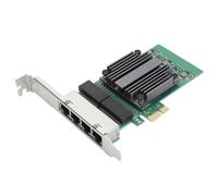Gigabit 4 Port NIC with Intel 82571 Chip,Quad RJ45 Ports,PCI Express 2.1, 100/1000Mbps Plug and Play Ethernet Card for Windows 7/8/10,Centos/RHEL 6/7/8,Ubuntu 16/18/19/20