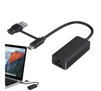 Gigabit Ethernet Adapter - USB 3.0 High Speed Networking Devices, Clear Video Effect Port, Stable Data Link Construction, Durable External Adapter | Ethernet Cable Pack for Computer Business Service