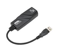 Gigabit Ethernet Adapter, USB 3.0 to RJ45 for Laptops | plug-and-play setup, supports 10/100/1000 Mbps speeds, auto MDIX for straight or crossover cables