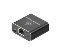 Gigabit Ethernet Splitter 1 in 2 Out, 1000Mbps- LAN/Internet Cable Splitter - Cat5/6/7 Splitte, RJ45 Network Extension