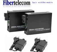 Gigabit Fiber Optical Media Converter 10/100/1000Mbps Single Mode 20Km Sc-Port E