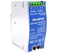 Gigabit Industrial PoE++ Injector 95W IEEE 802.3BT/at/af Compliant, Input DC32-56V Hardened High Power PoE Adapter with DIN Rail Mount